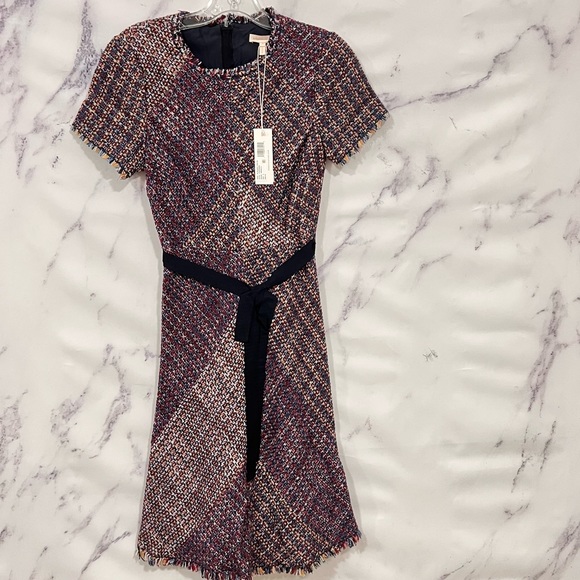 REBECCA TAYLOR Blanket Tweed dress, Size 8 - Picture 1 of 9